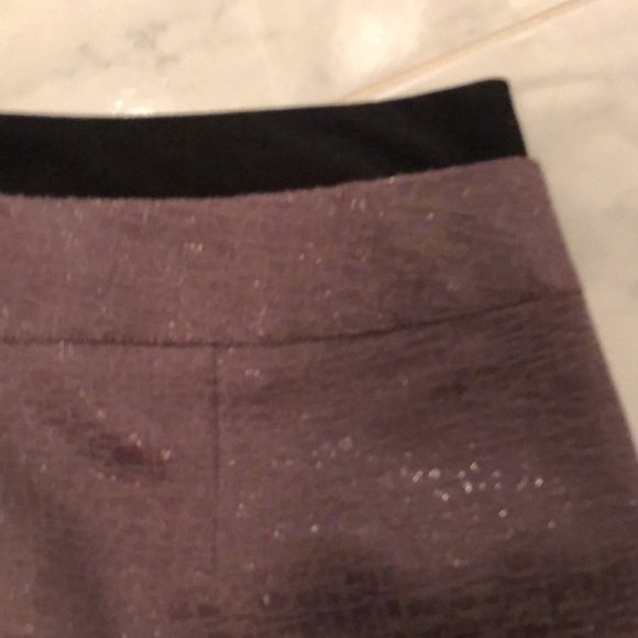 Ann Taylor loft brown shimmery skirt. EUC! - Picture 7 of 9